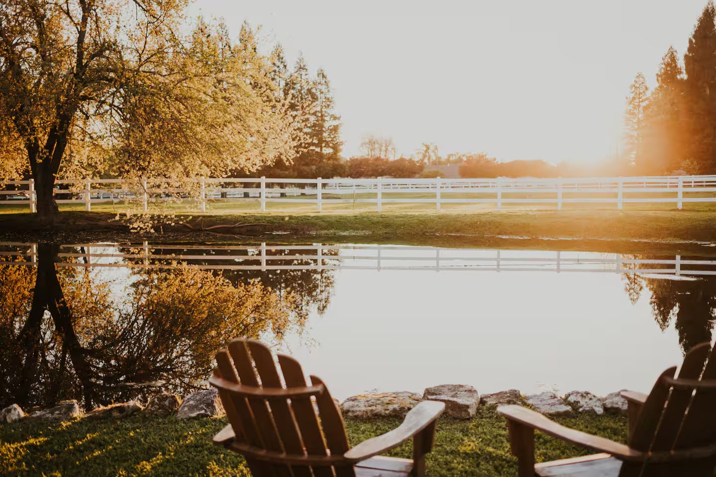 Perry Brook Farms - The Pond Golden Hour