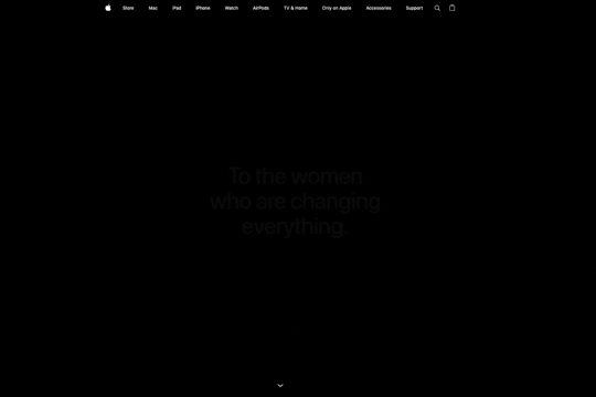 Apple International Women's Day 2020