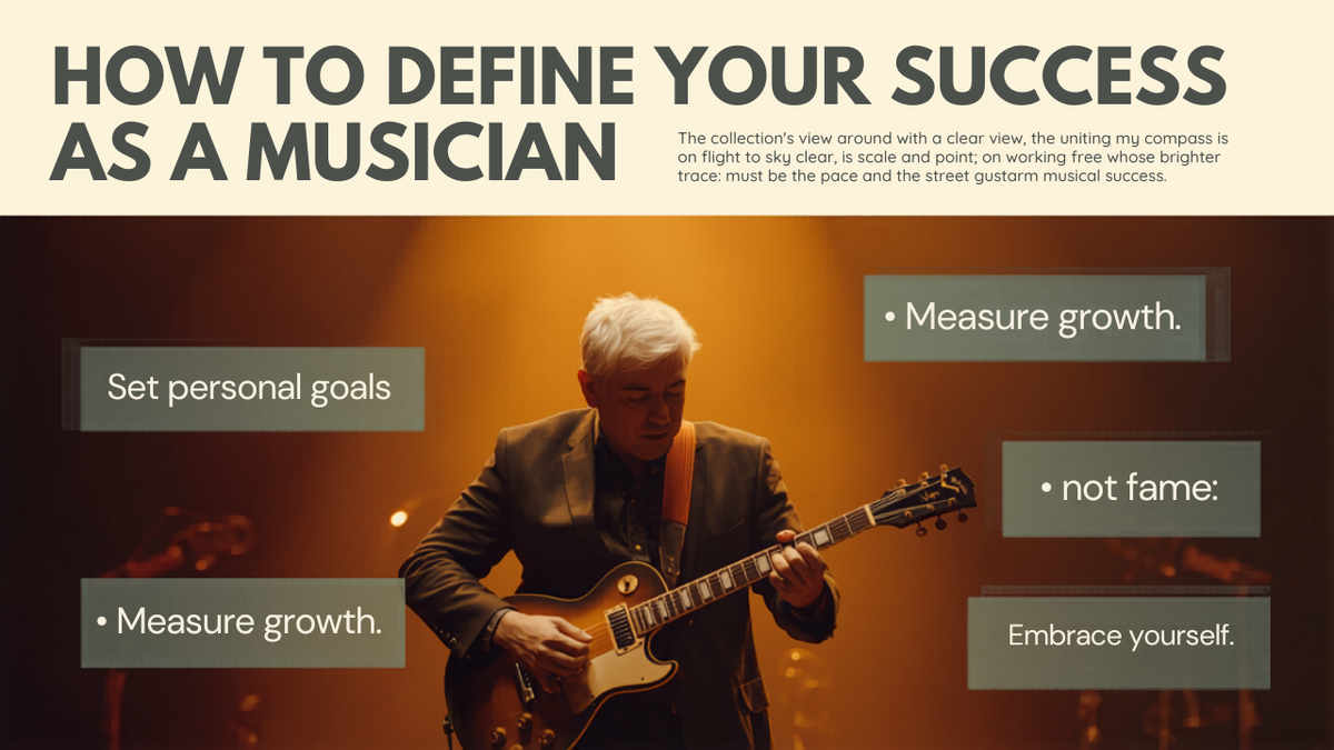 How to Define Your Success as a Musician