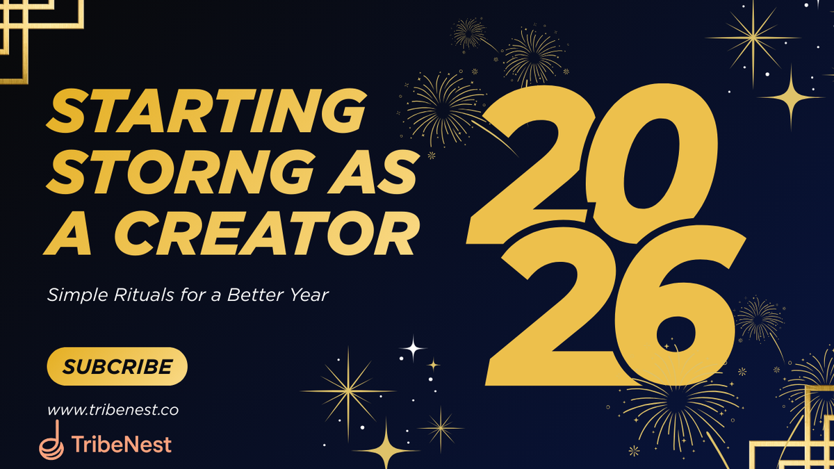 Starting Strong as a Creator in 2026