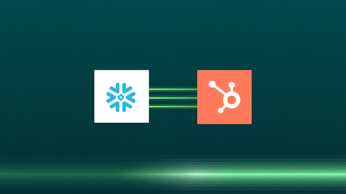 How to send data from Snowflake to Hubspot.