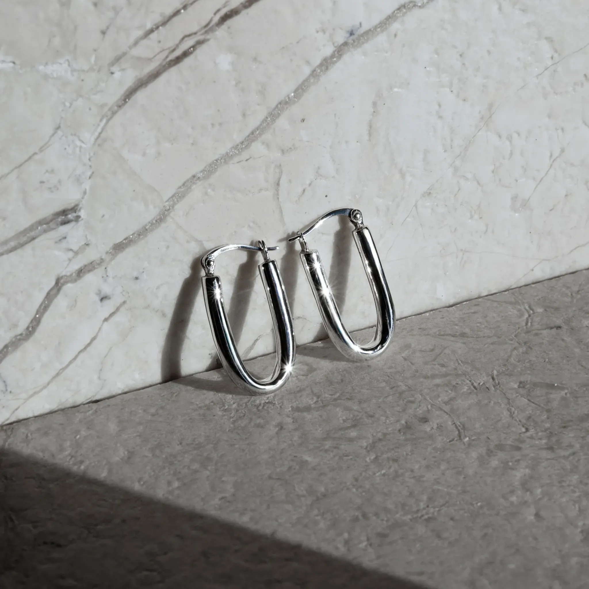 Petite Rectangular Hoops
