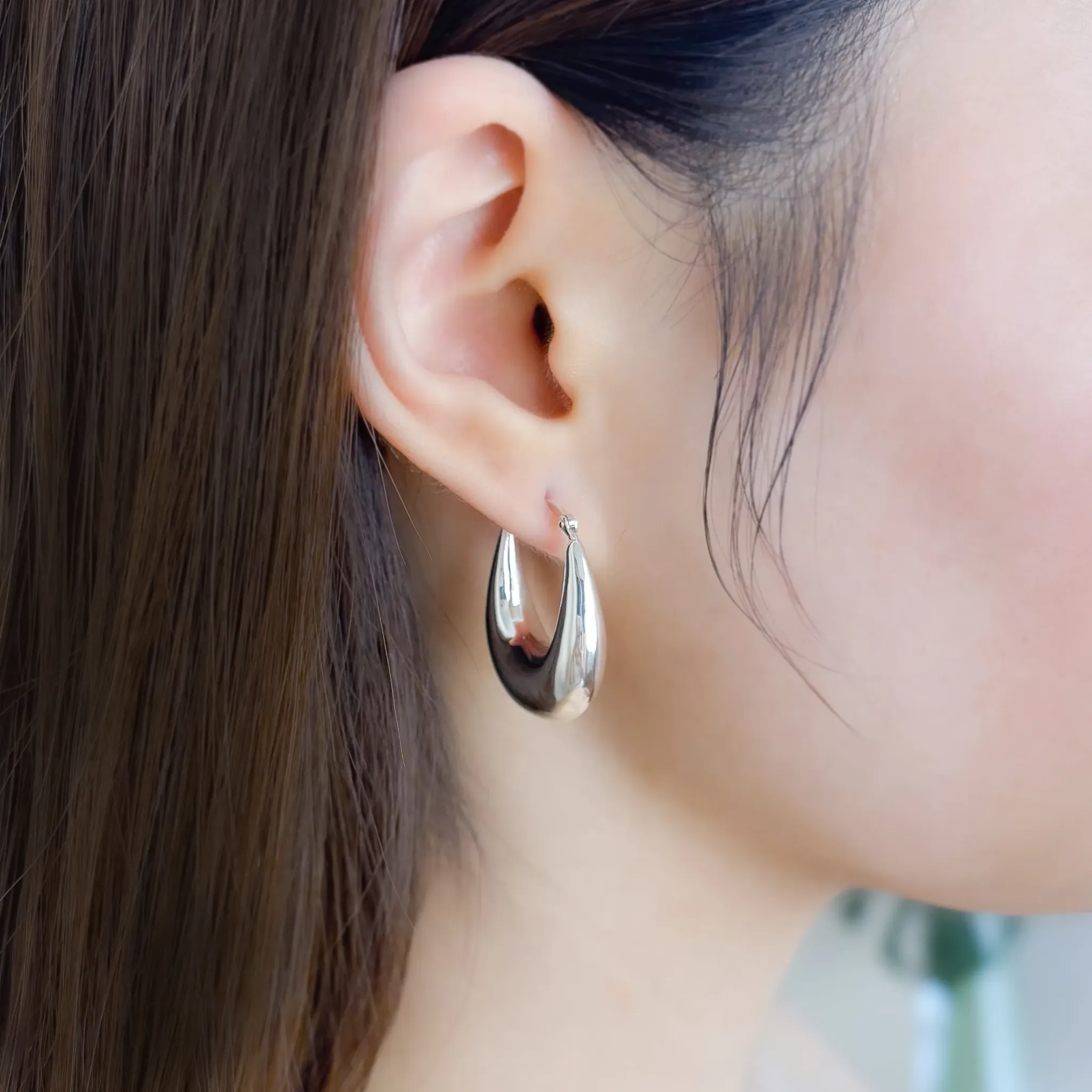 Classic Teardrop Hoops