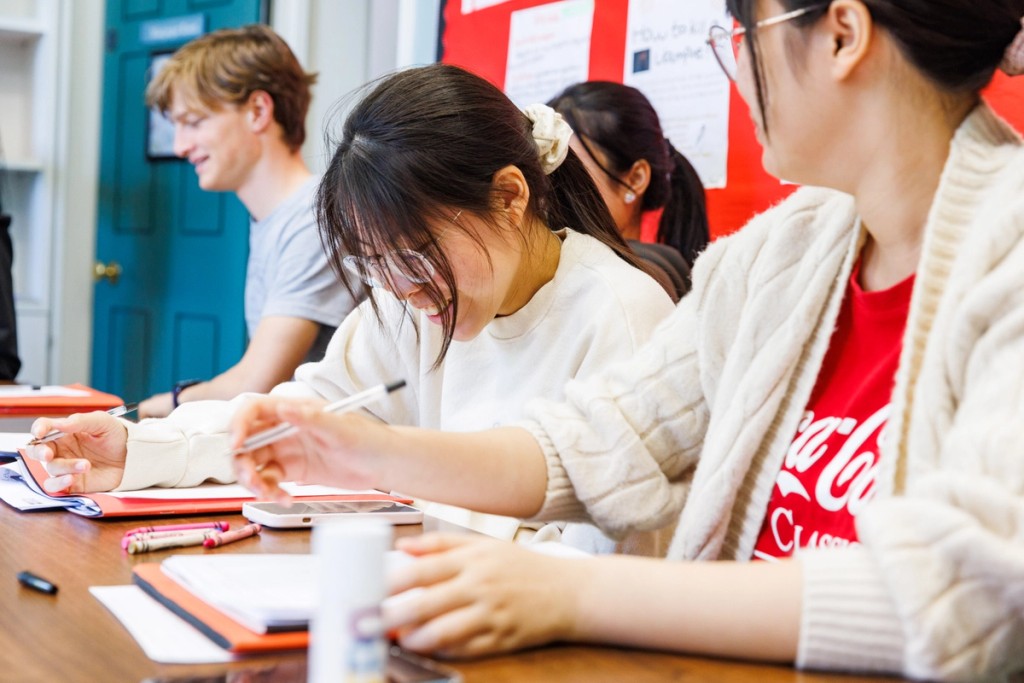 pupils in a classroom