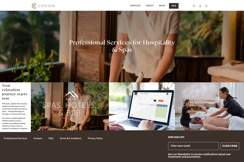 Cocon Company Website