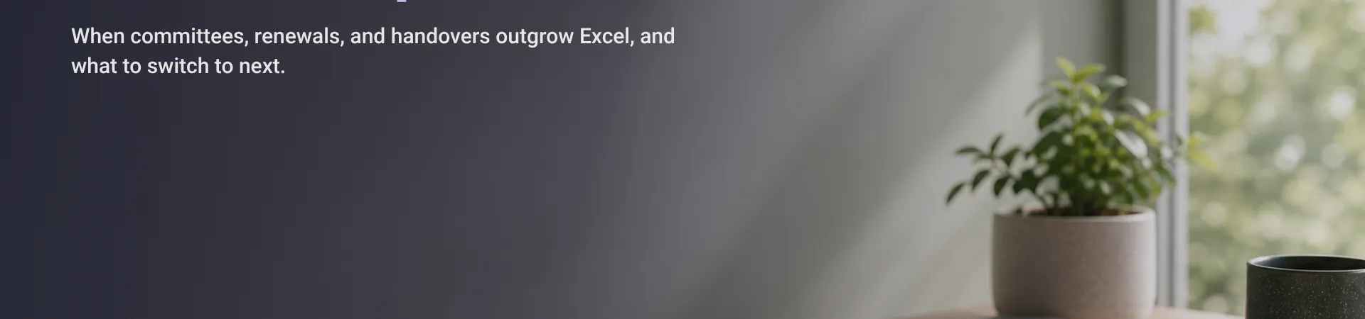 Association Management Software vs Spreadsheets: When Committees Outgrow Excel