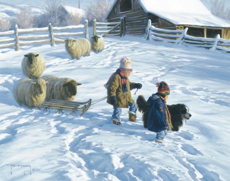 The Sledding Party
