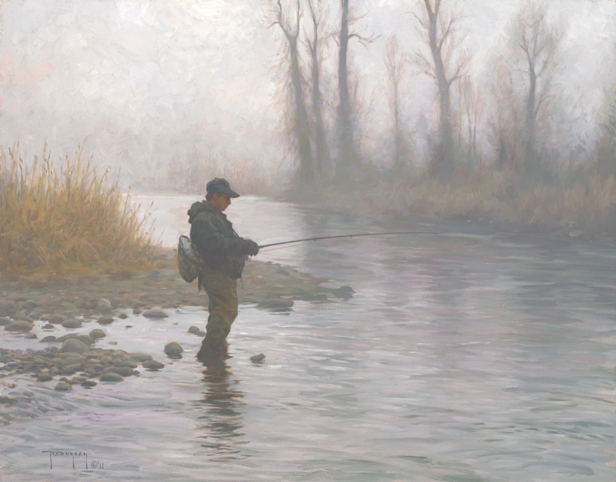 A Foggy Morning on the River