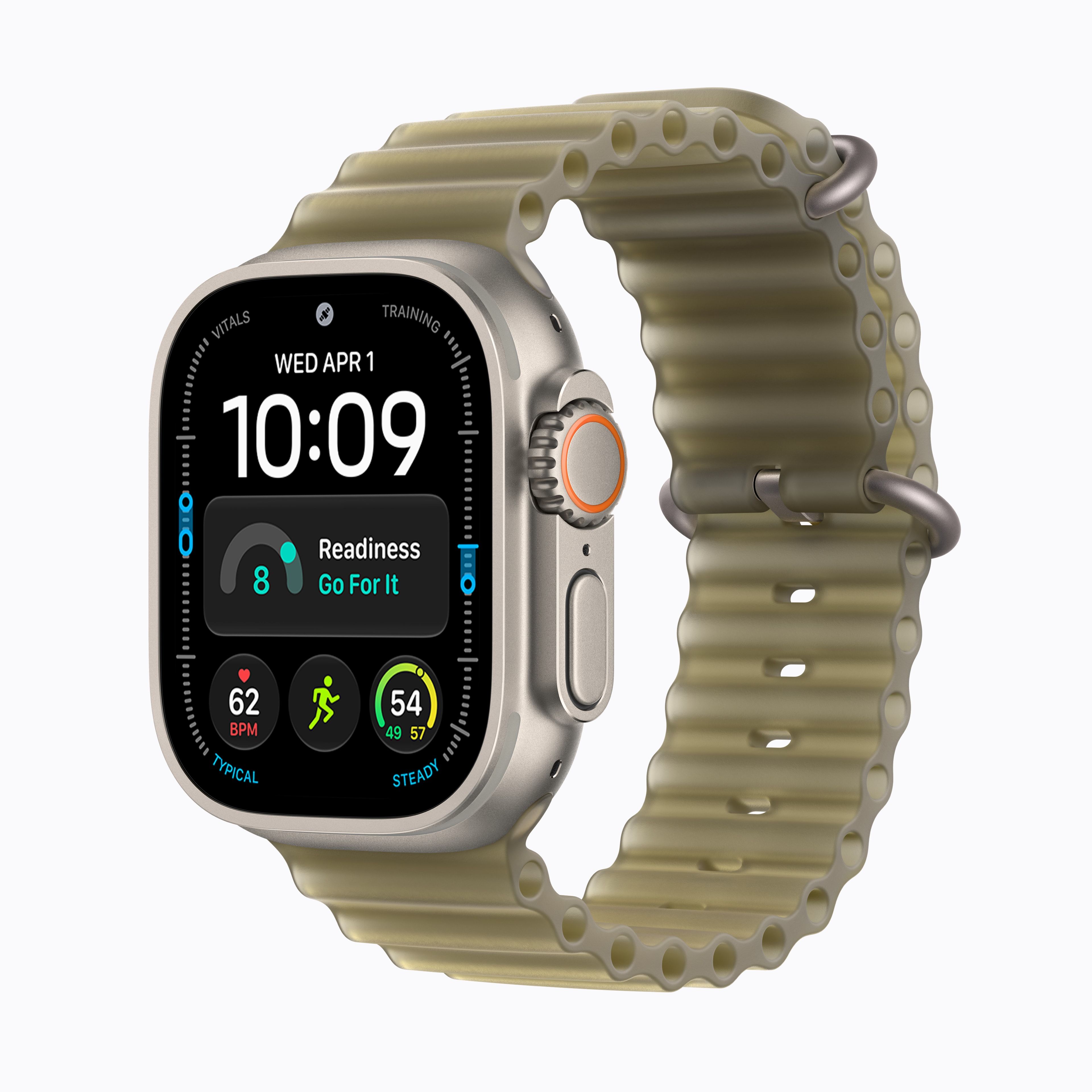 Nuevo Apple Watch Ultra 4 con la banda transparente. - imagen cedida de Apple.