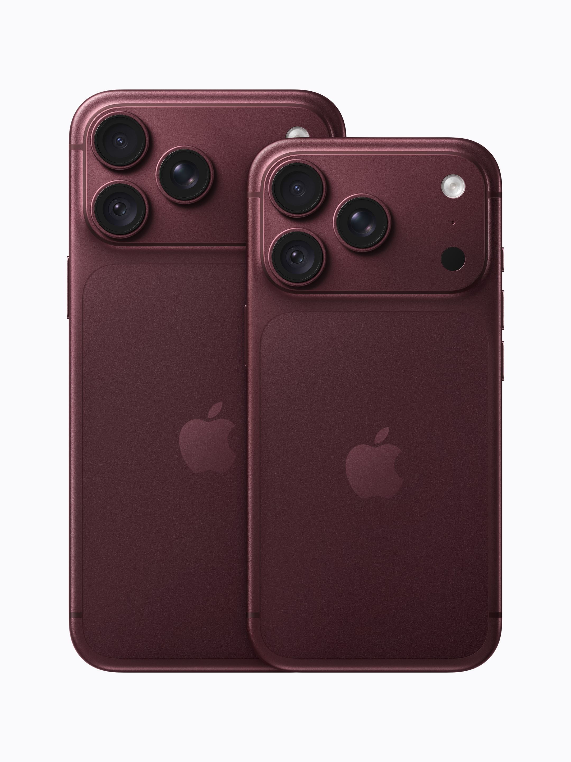 Nuevo iPhone 18 Pro en color burdeos. - imagen cedida de Apple.