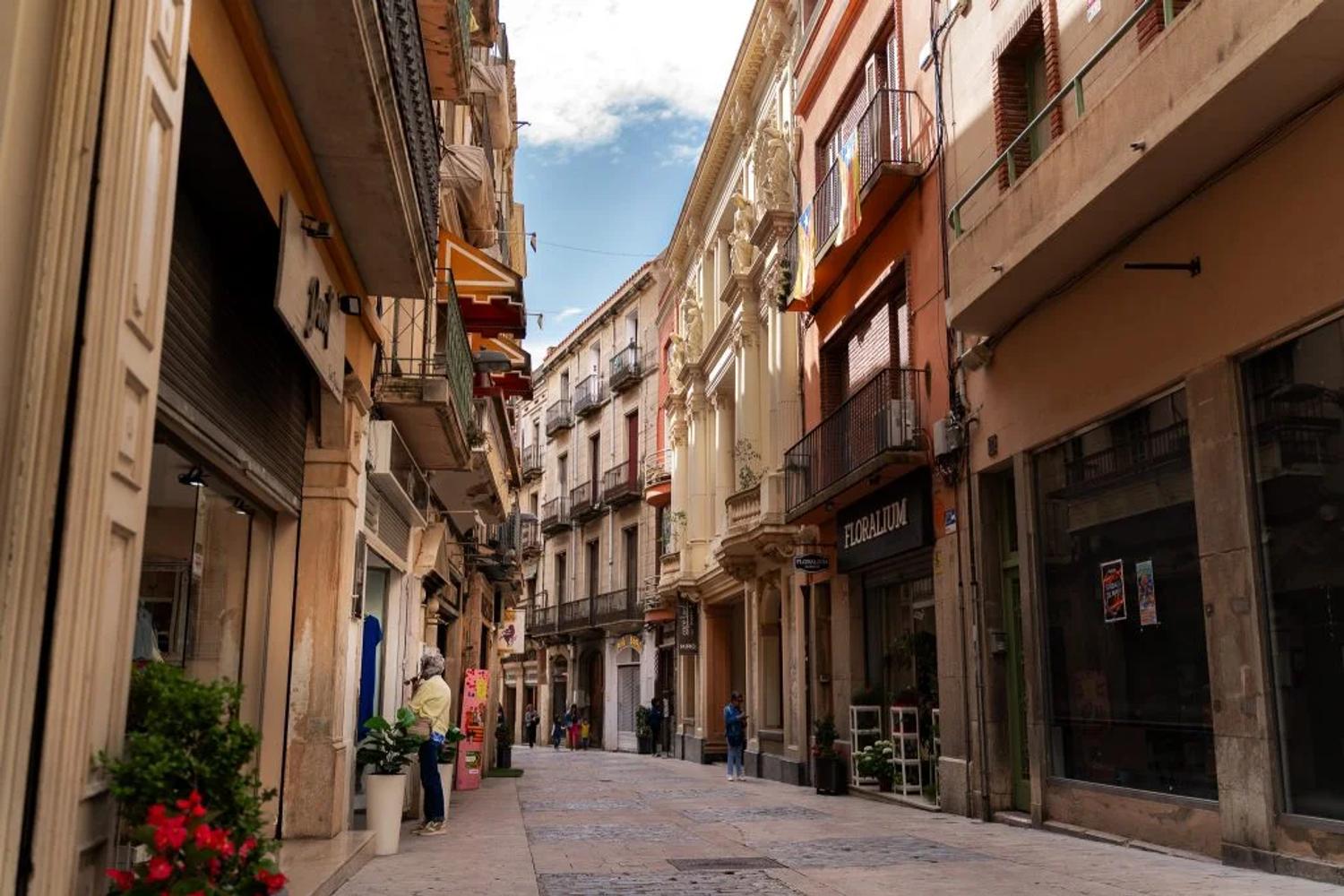 old town in reus, spain