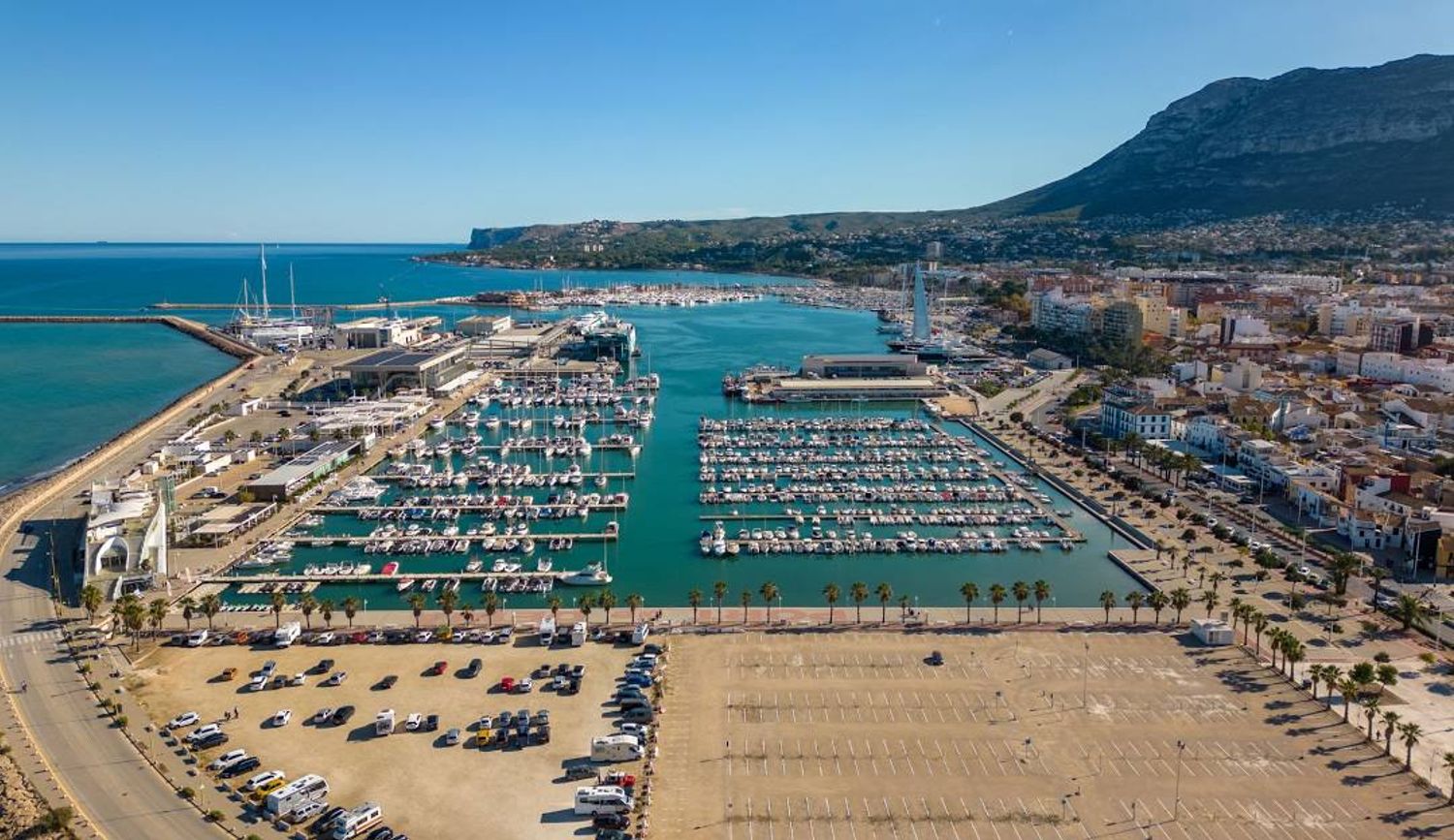 a photo of the marina in Denia, spain