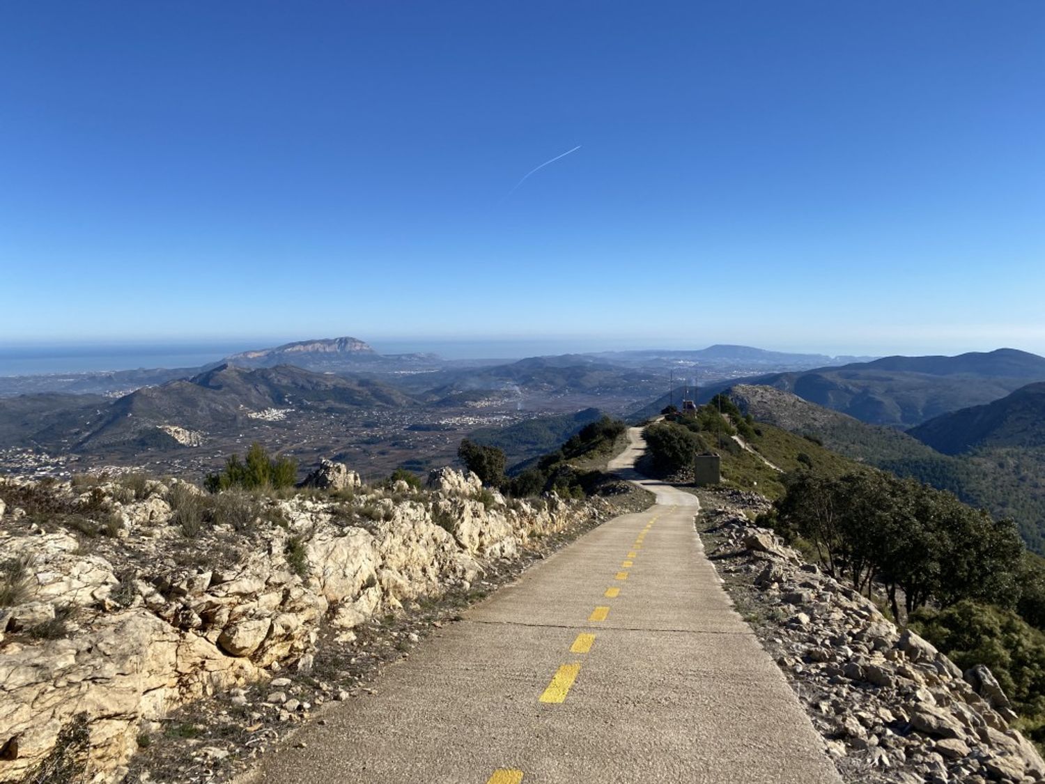 a view from coll de rates spain