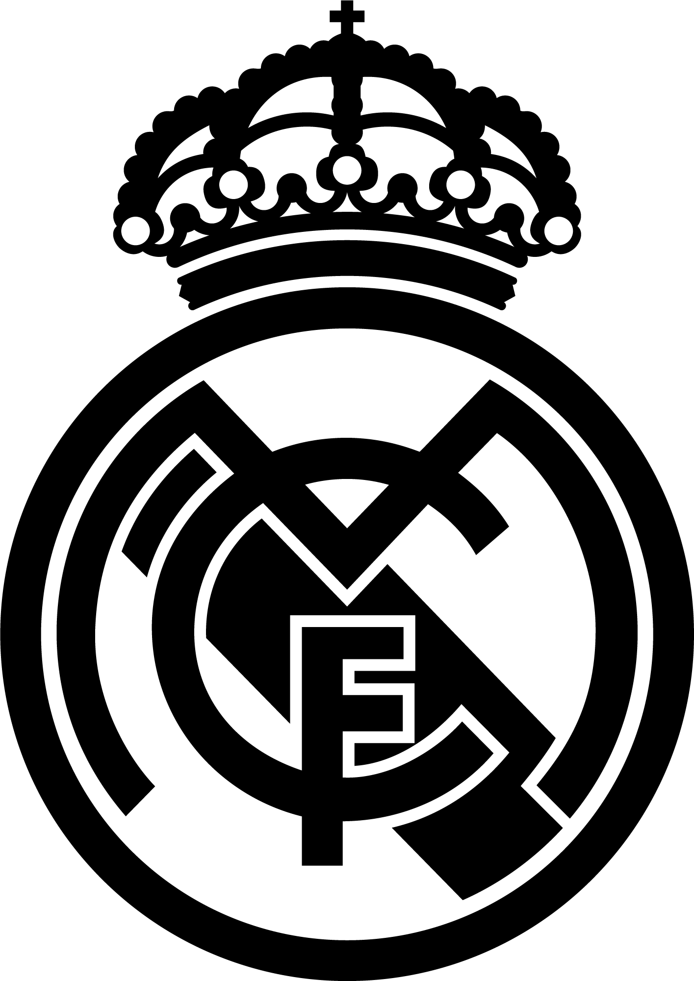 Real Madrid Club de Fútbol logo.