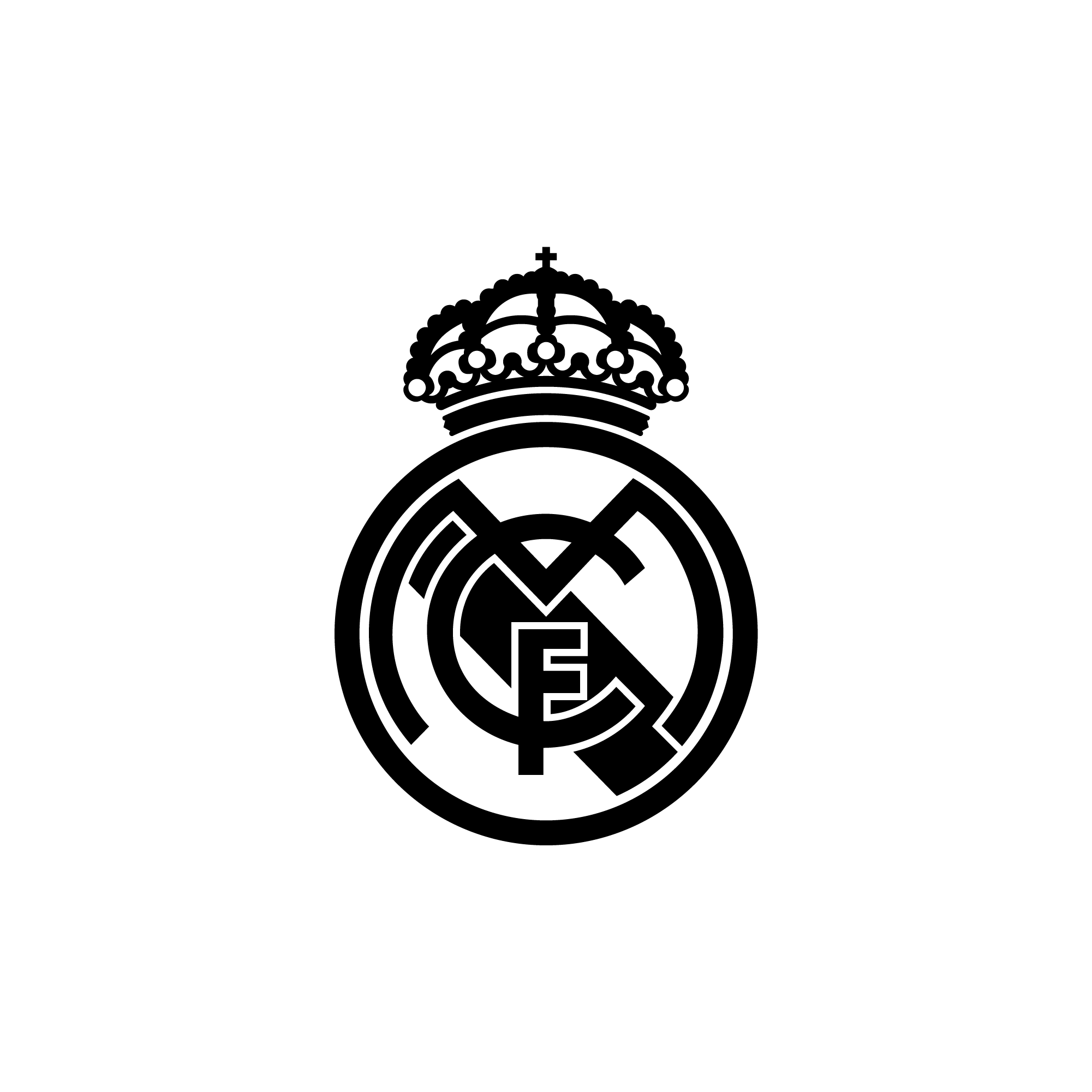 Real Madrid Club de Fútbol logo.