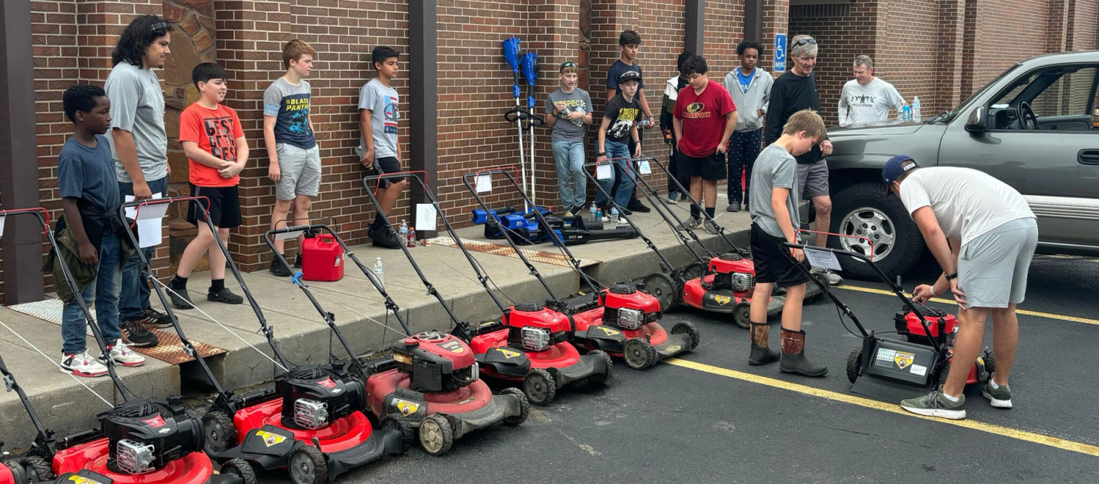 Free Mowing for the Elderly