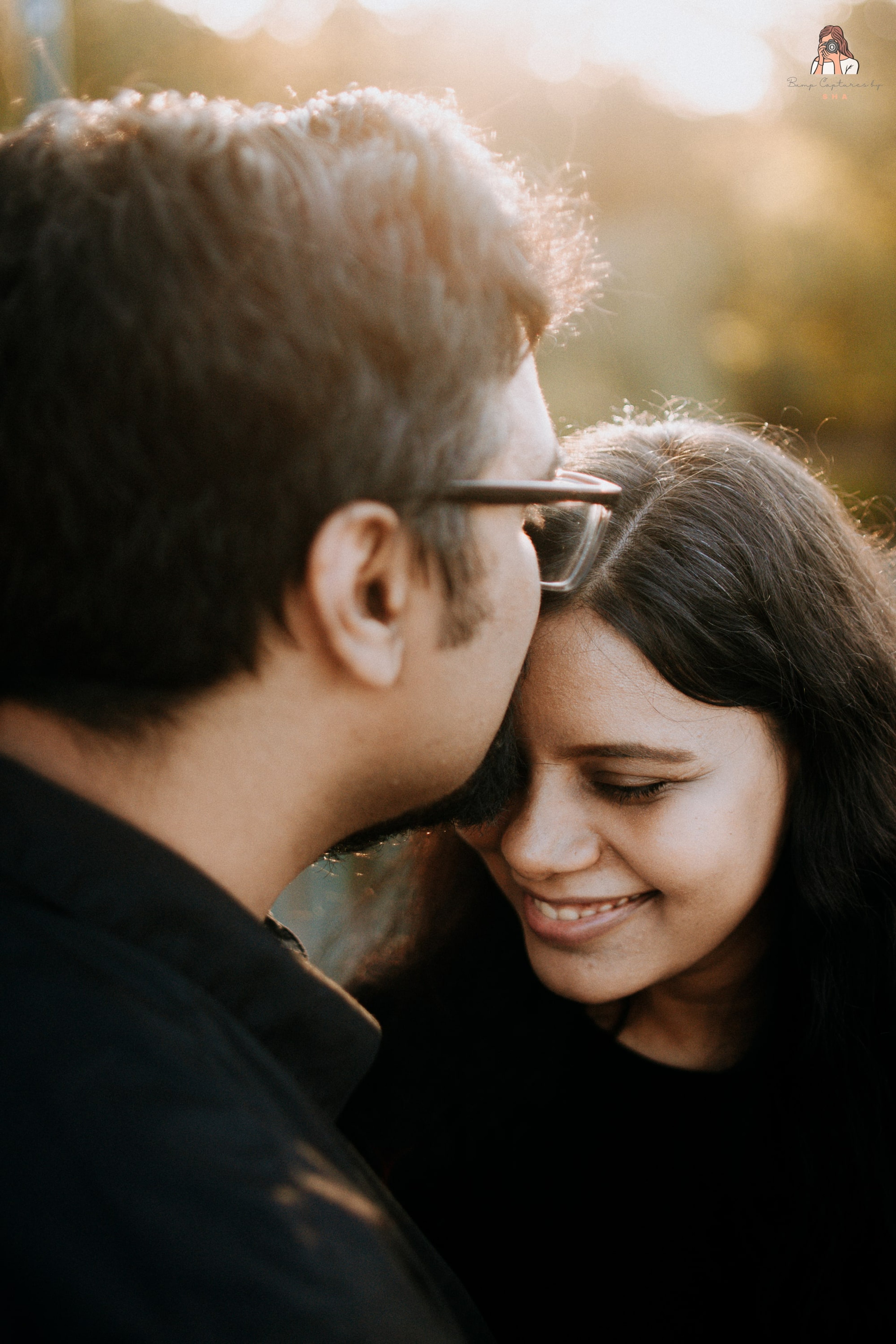 Couple at golden hour