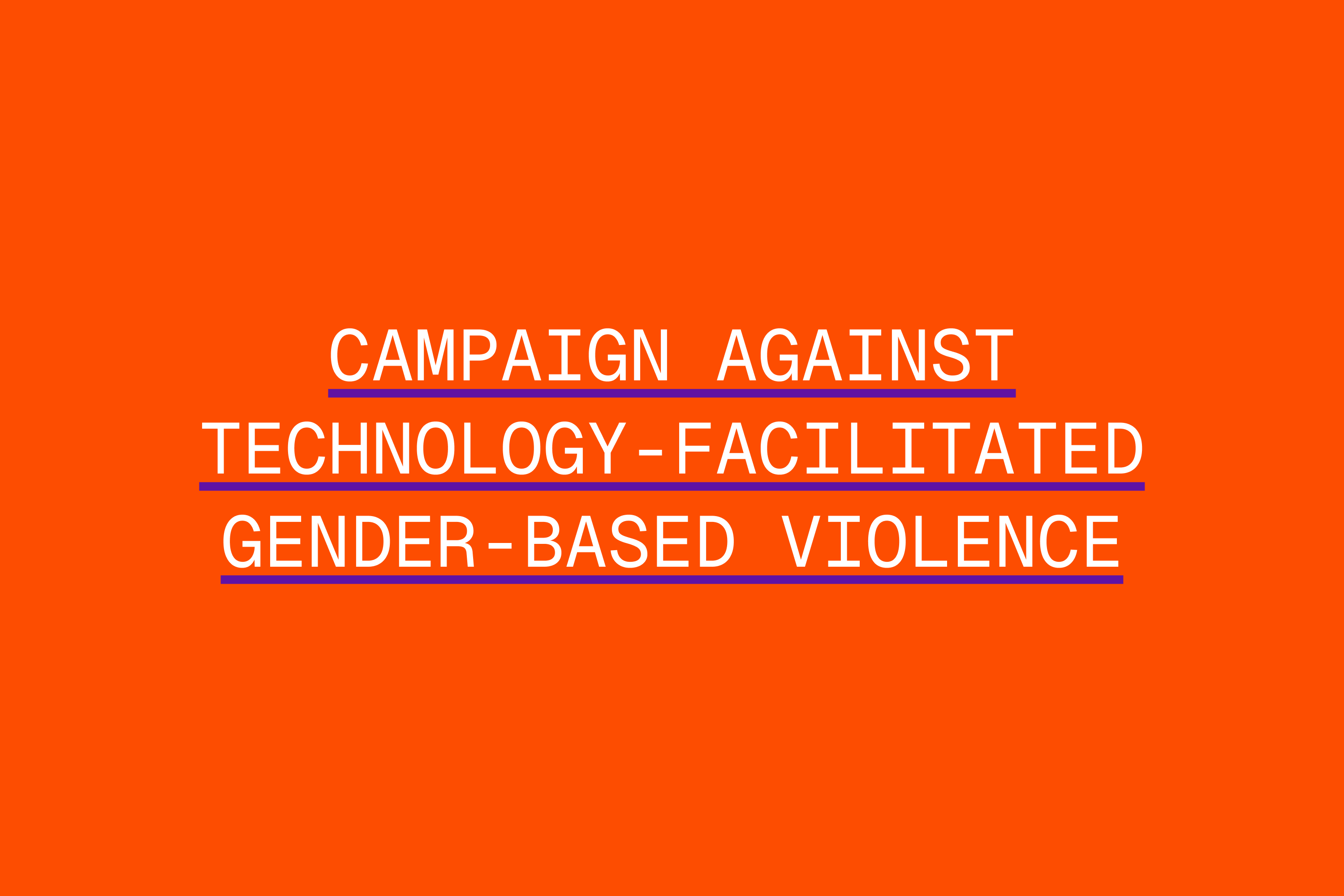 Campaign Against Technology-facilitated Gender-based Violence project image