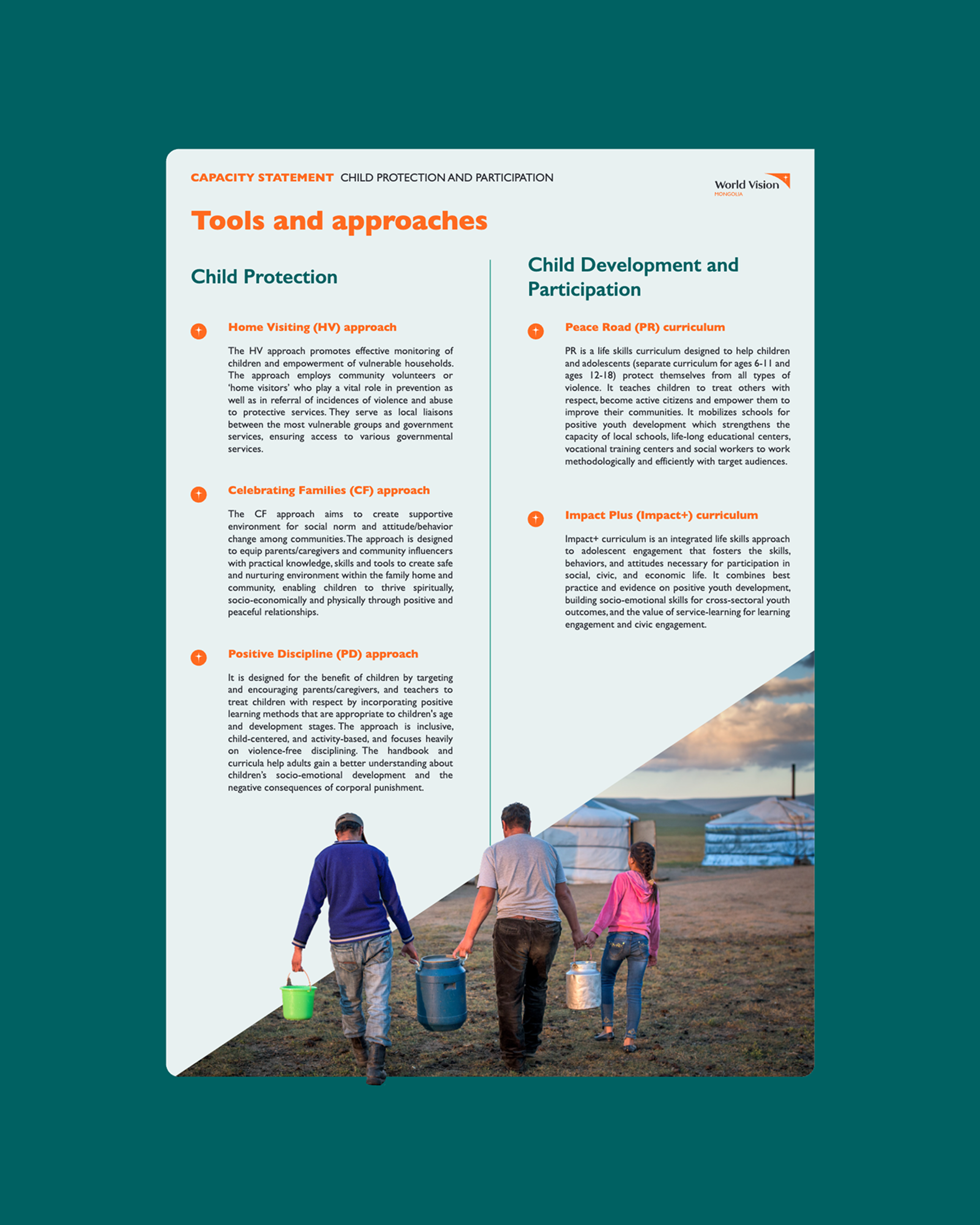 World Vision Mongolia Capacity Statements project image