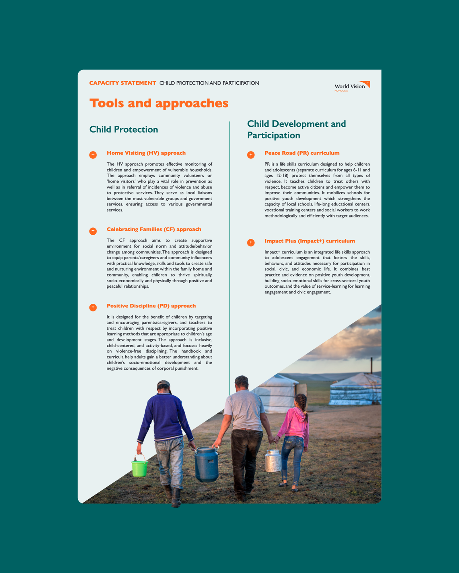 World Vision Mongolia Capacity Statements project image