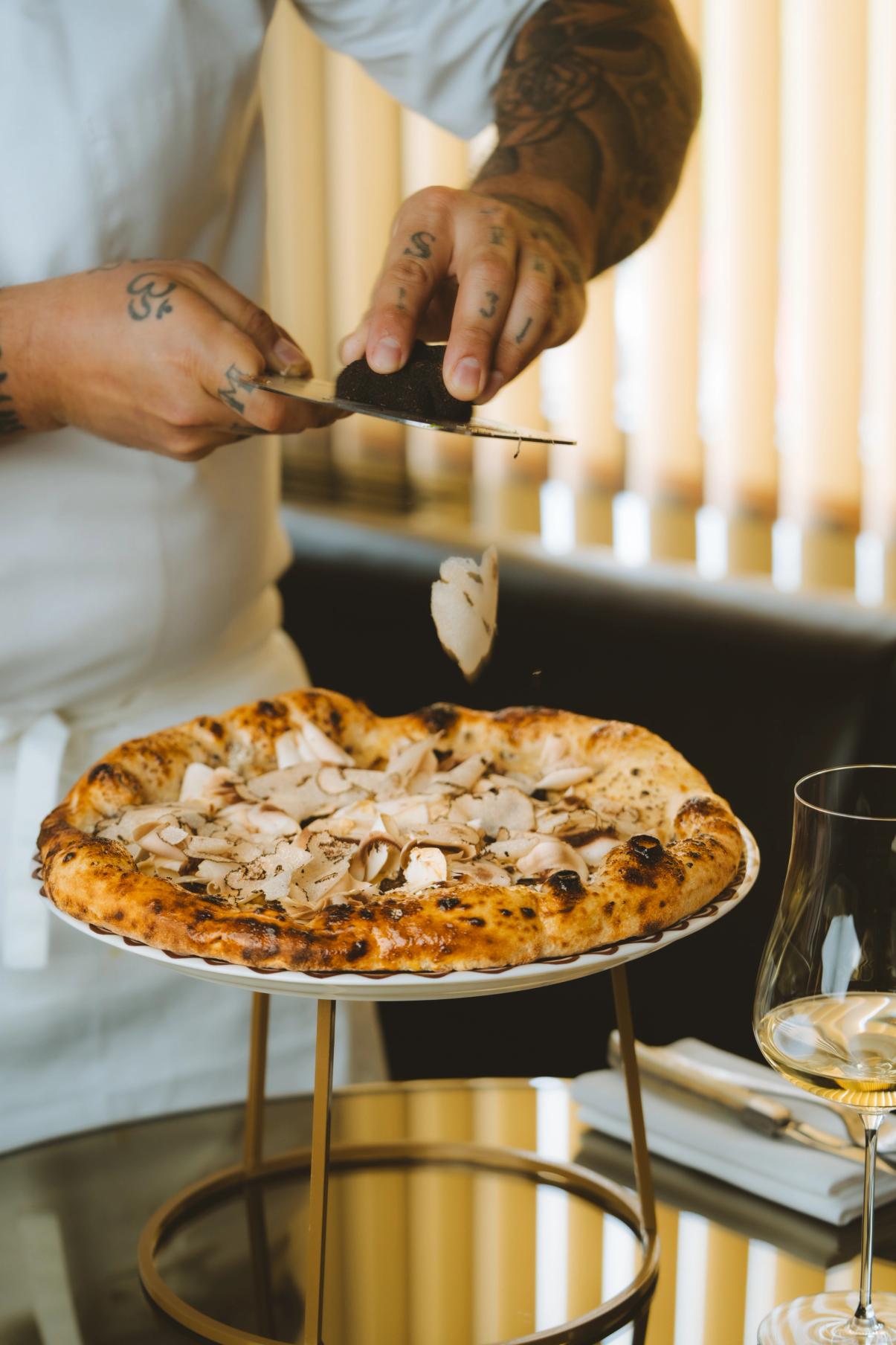 Pizza à la truffe