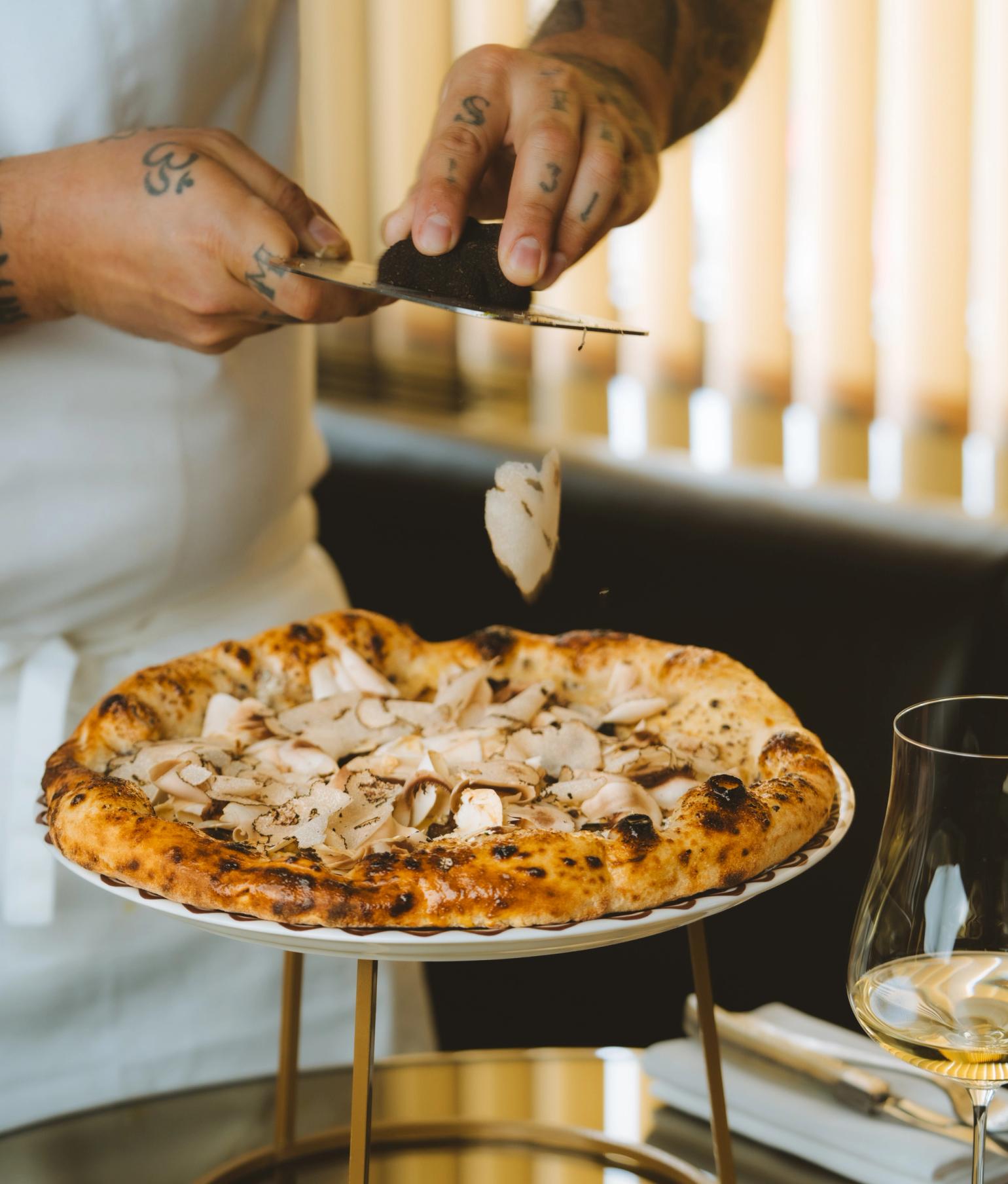 Pizza à la truffe