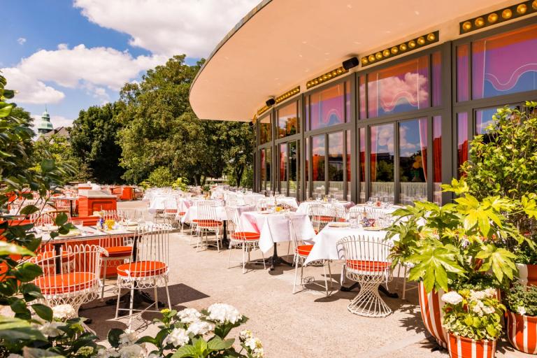 A sunny terrace in Berlin