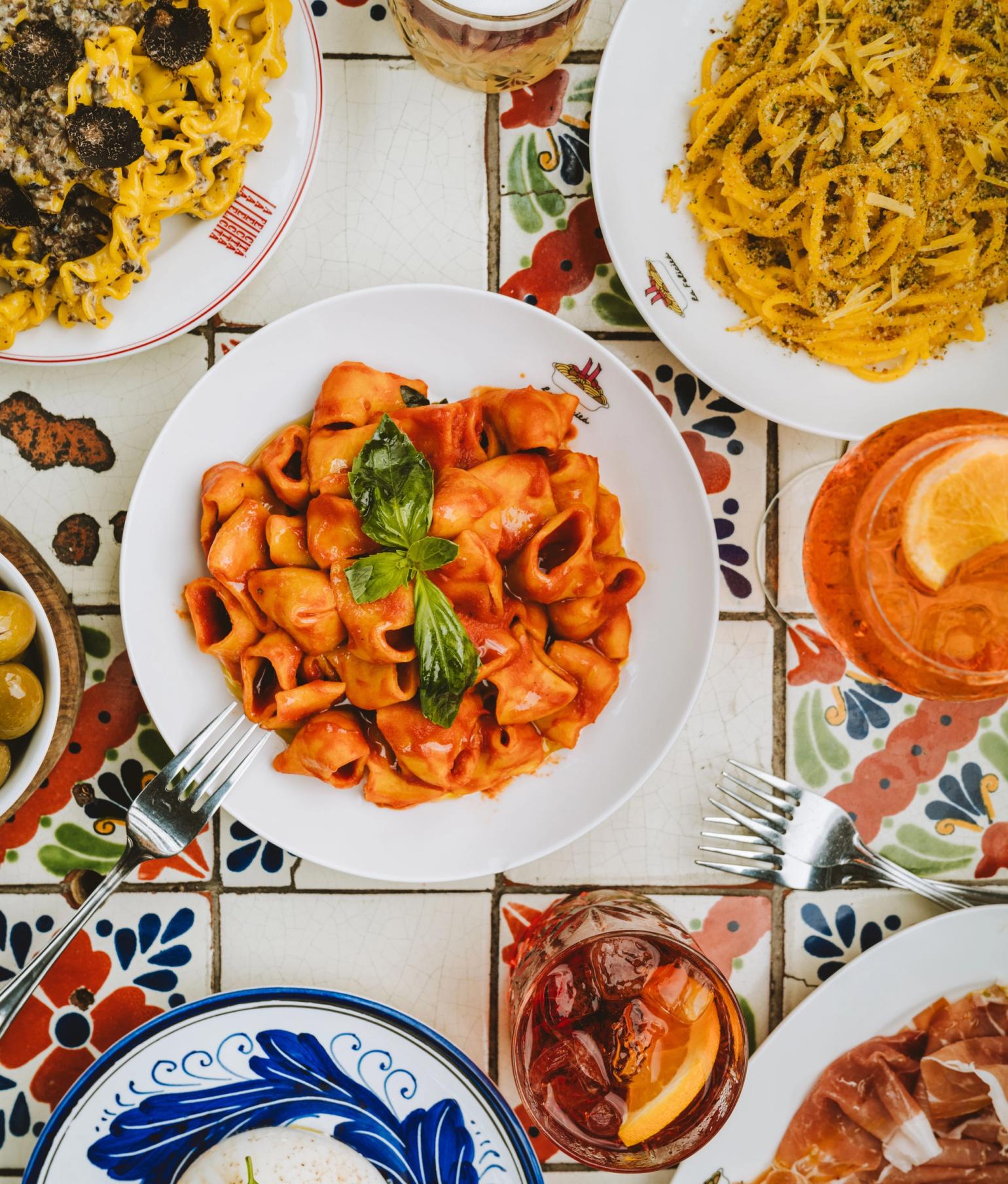 Pasta & spritz