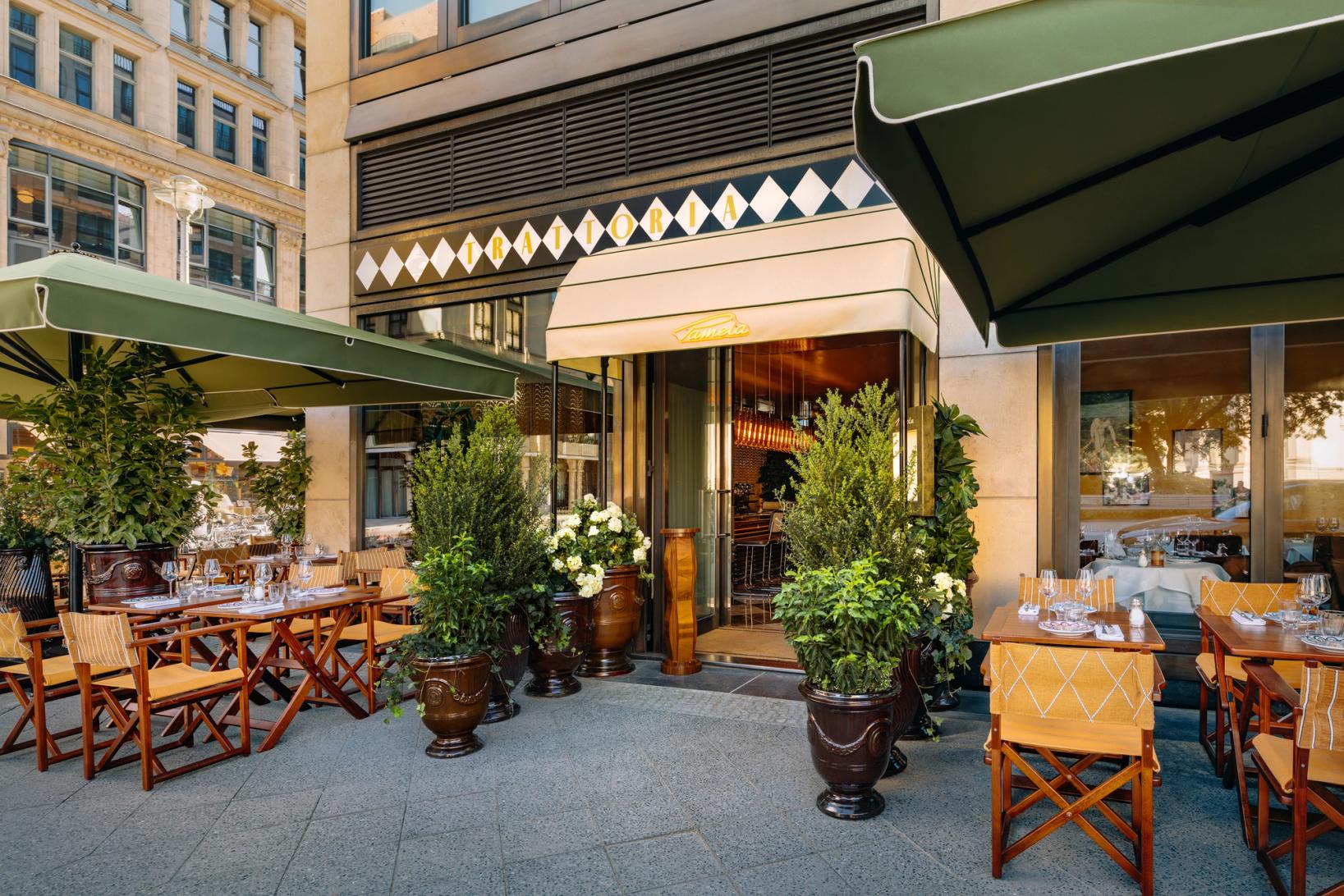 Restaurant italien terrasse Berlin Mitte
