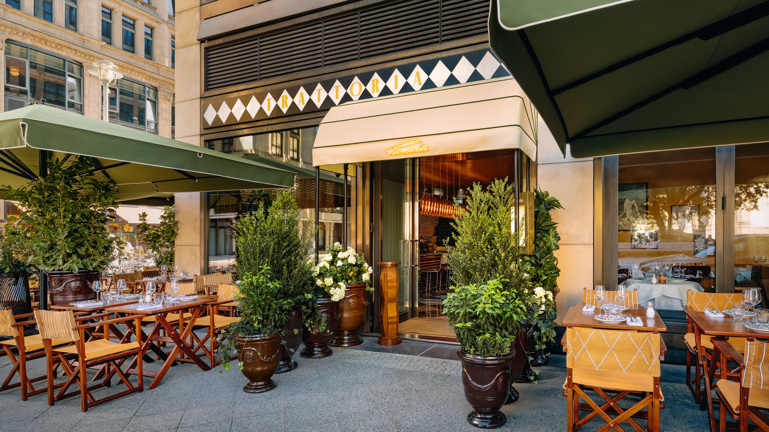 Restaurant with terrace