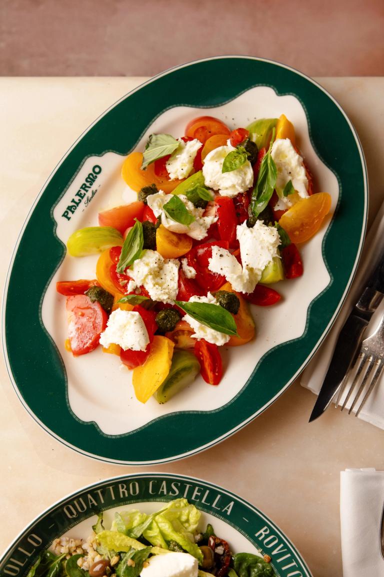 Salade de tomates mozzarella healthy