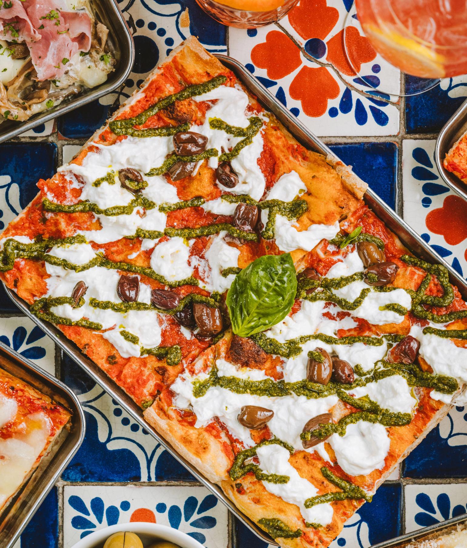 Panificio, pizza al taglio