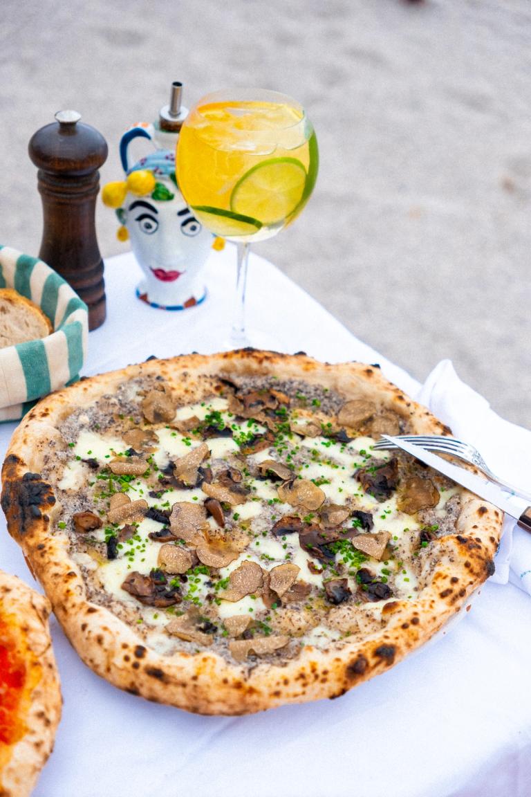 Pizza à la truffe