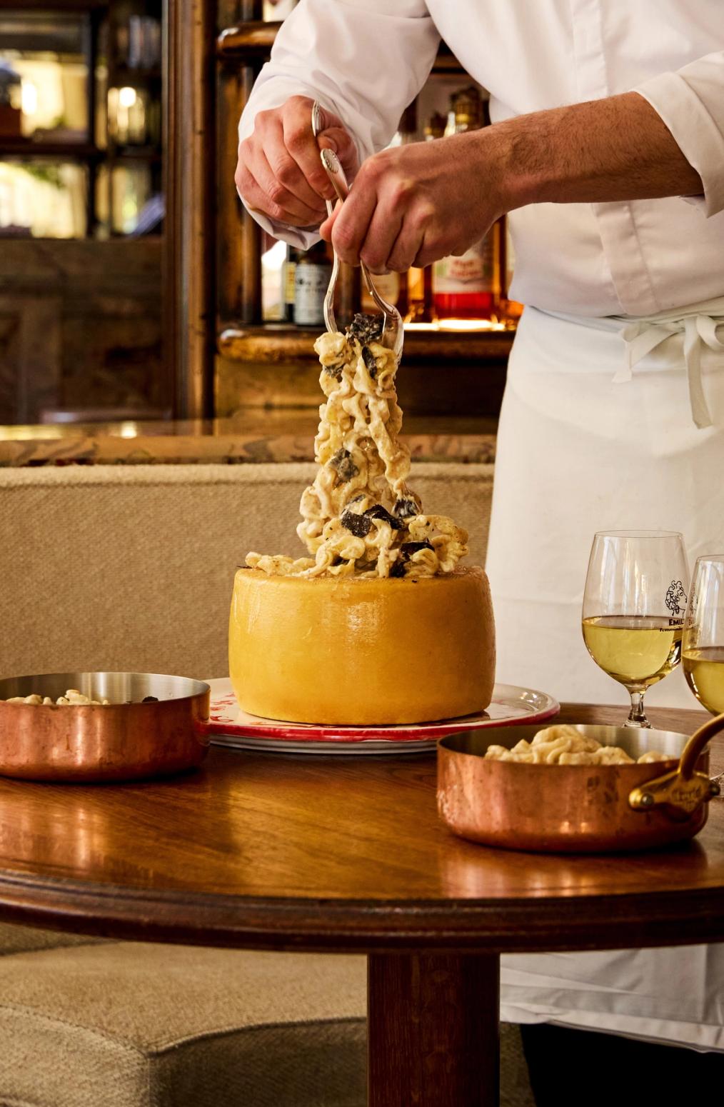 Truffle pasta at Gloria London