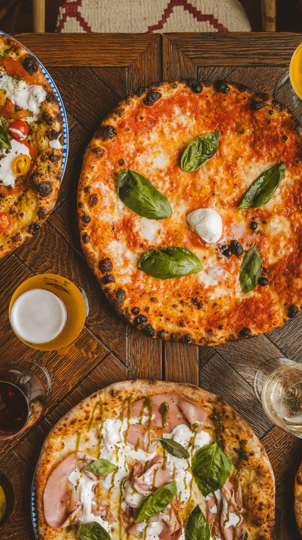 Neapolitan pizza at Gloria London