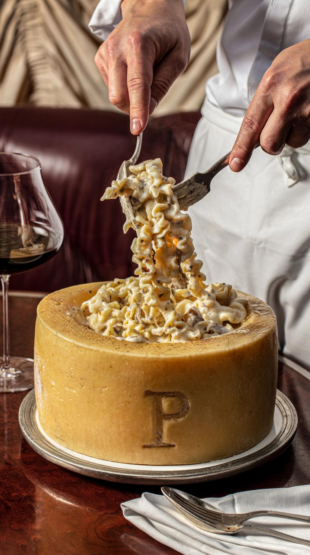 Truffle pasta at Gloria London