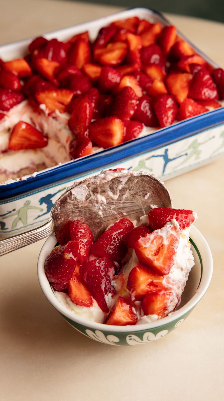 Tiramisu fraises maison