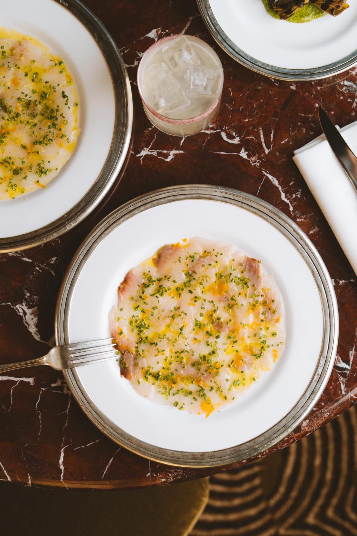 Carpaccio de poisson