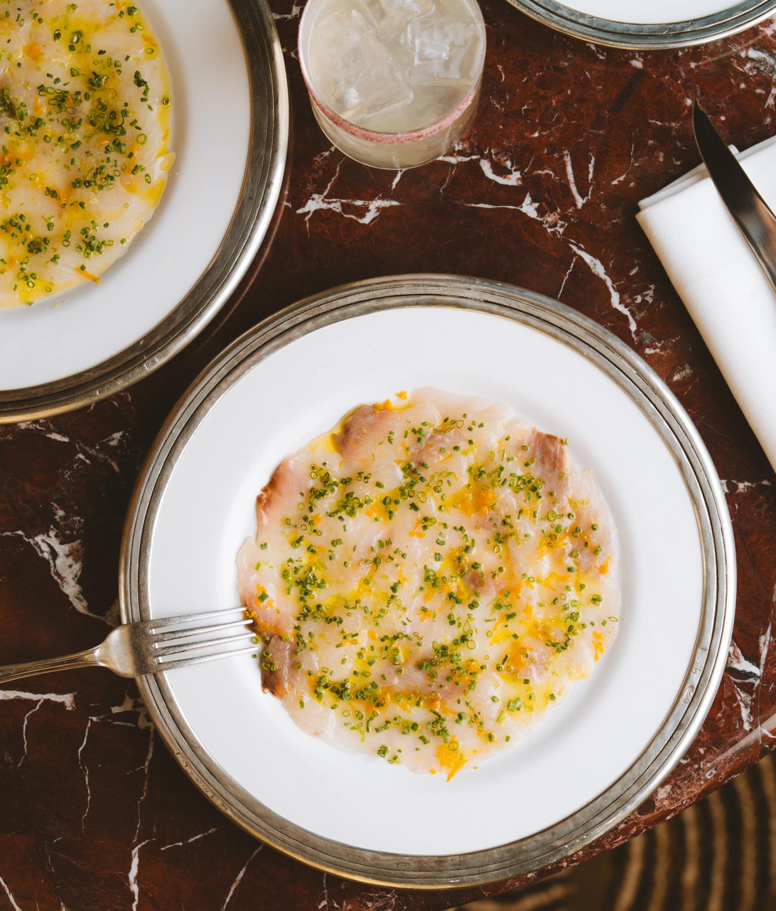Carpaccio de poisson