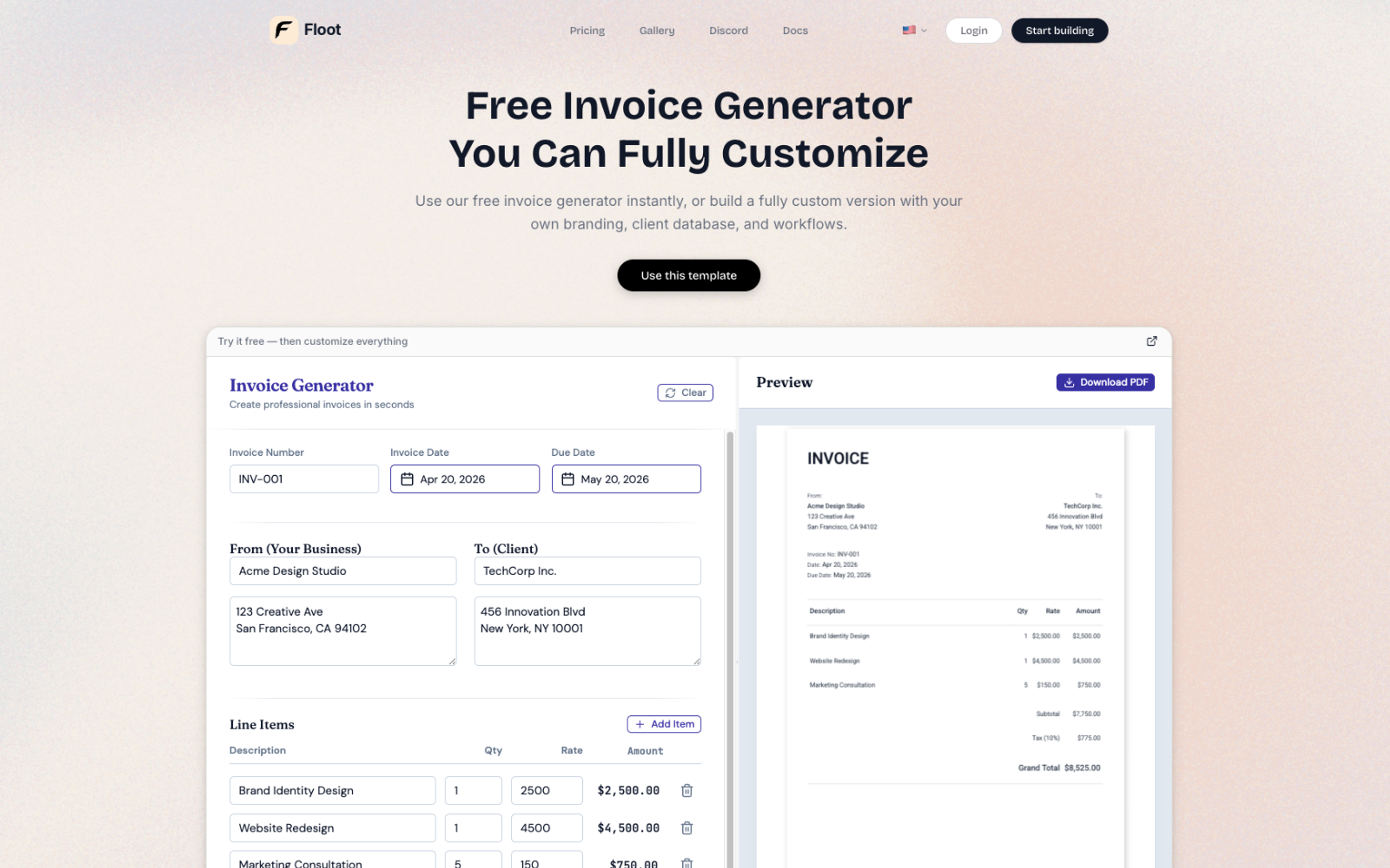 Free Invoice Generator: Create Professional Invoices in Minutes
