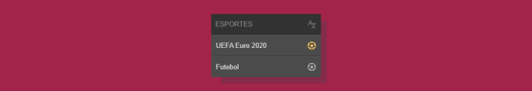 Menu Lateral Futebol