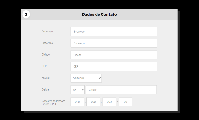 Criando Cadastro Betway
