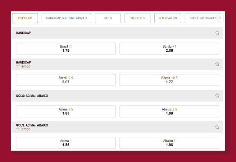 Outros Mercados Apostar Copa Do Mundo 188bet