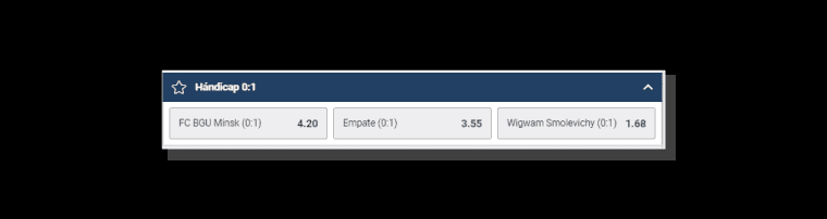 Handicap Europeu 1