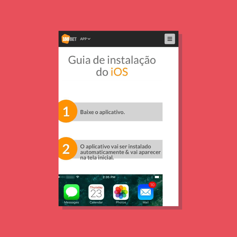Passos App 188bet