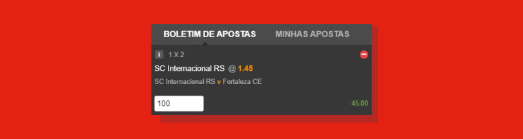 Preenche Valor Aposta