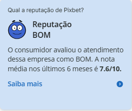 Imagem da análise da Pixbet