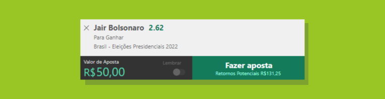 Exemplo Aposta Bolsonaro