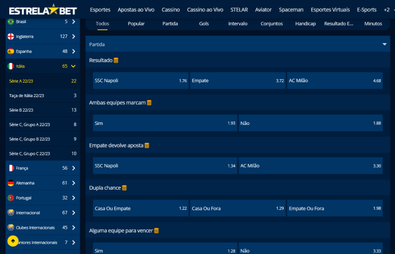 Imagem da análise da Estrela Bet
