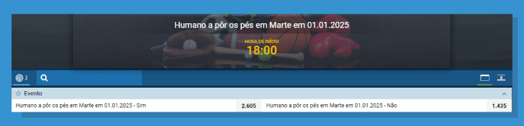 Apostar em Marte